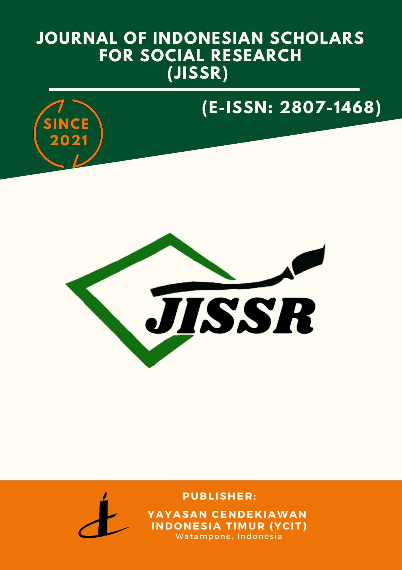 					View Vol. 4 No. 1 (2024): JISSR
				